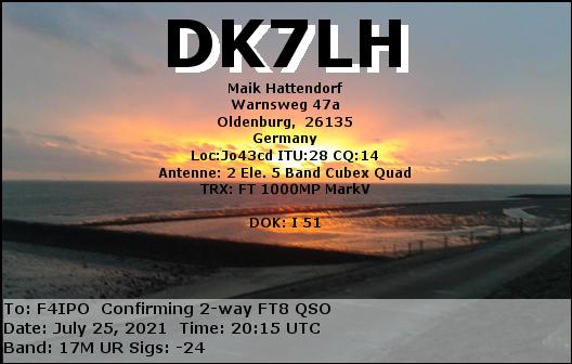QSL de DK7LH