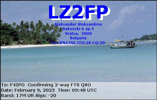 QSL de LZ2FP